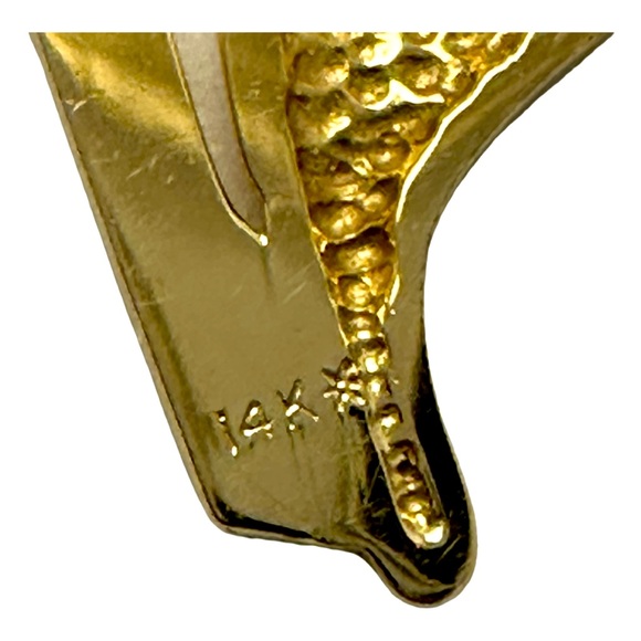 14kt Gold Methodist Cross Pendant - Picture 2 of 3